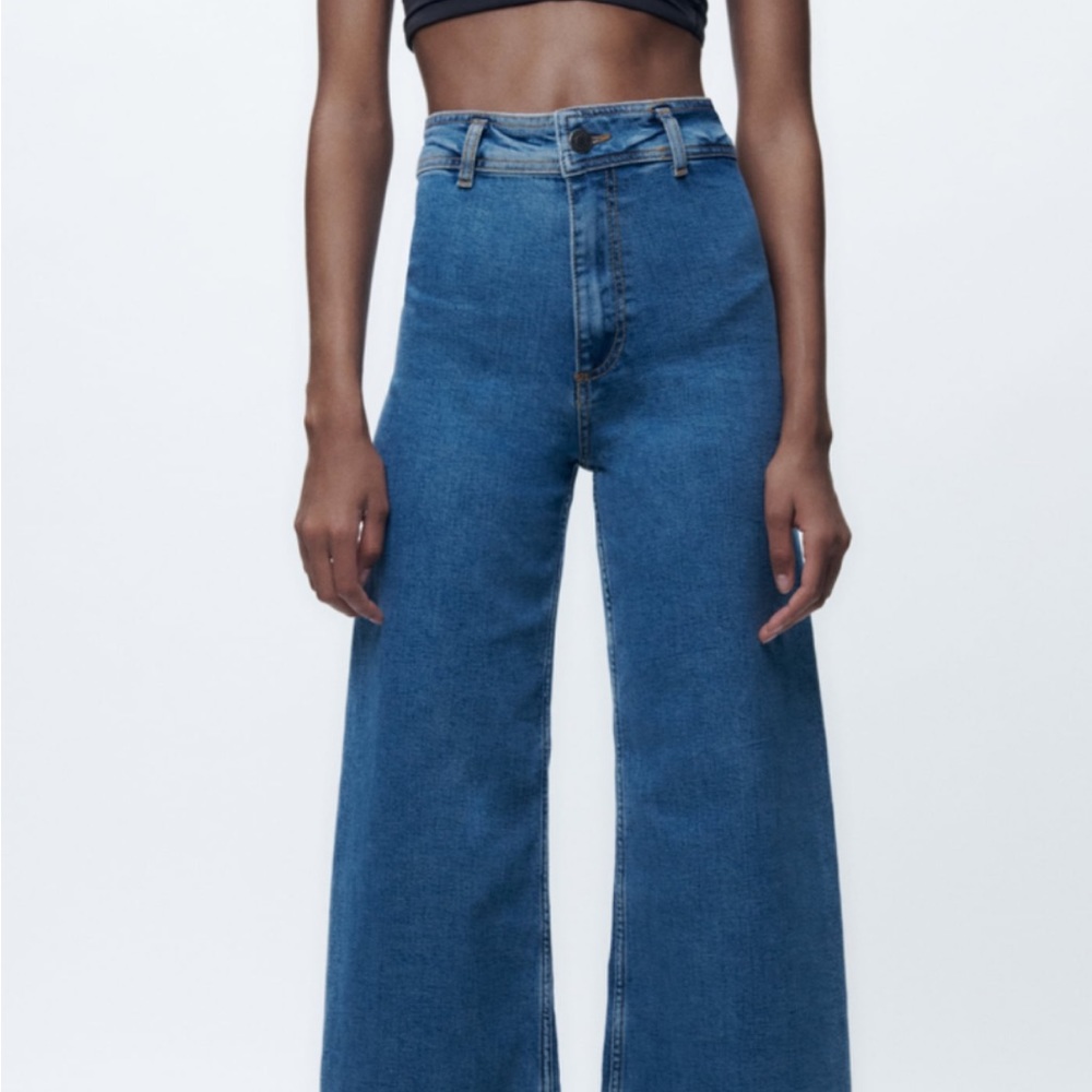 Size 6 Dark Washed Zara Jeans